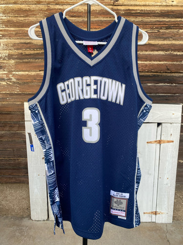 Mitchell & Ness Swingman Jersey | Georgetown Hoyas - Away | Allen Iverson #3 | Size: Large